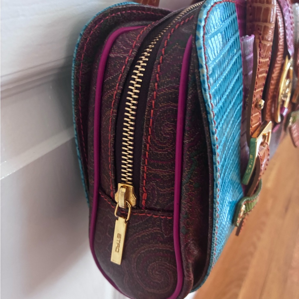 Gorgeous multicolor vintage ETRO bag - Picture 3 of 7